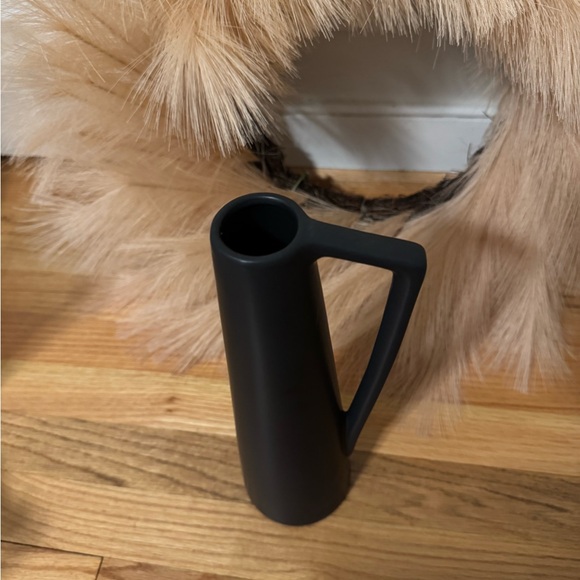 Threshold, Stoneware- vase, pitcher, vessel, 12.5 inches tall, Black - Picture 2 of 5
